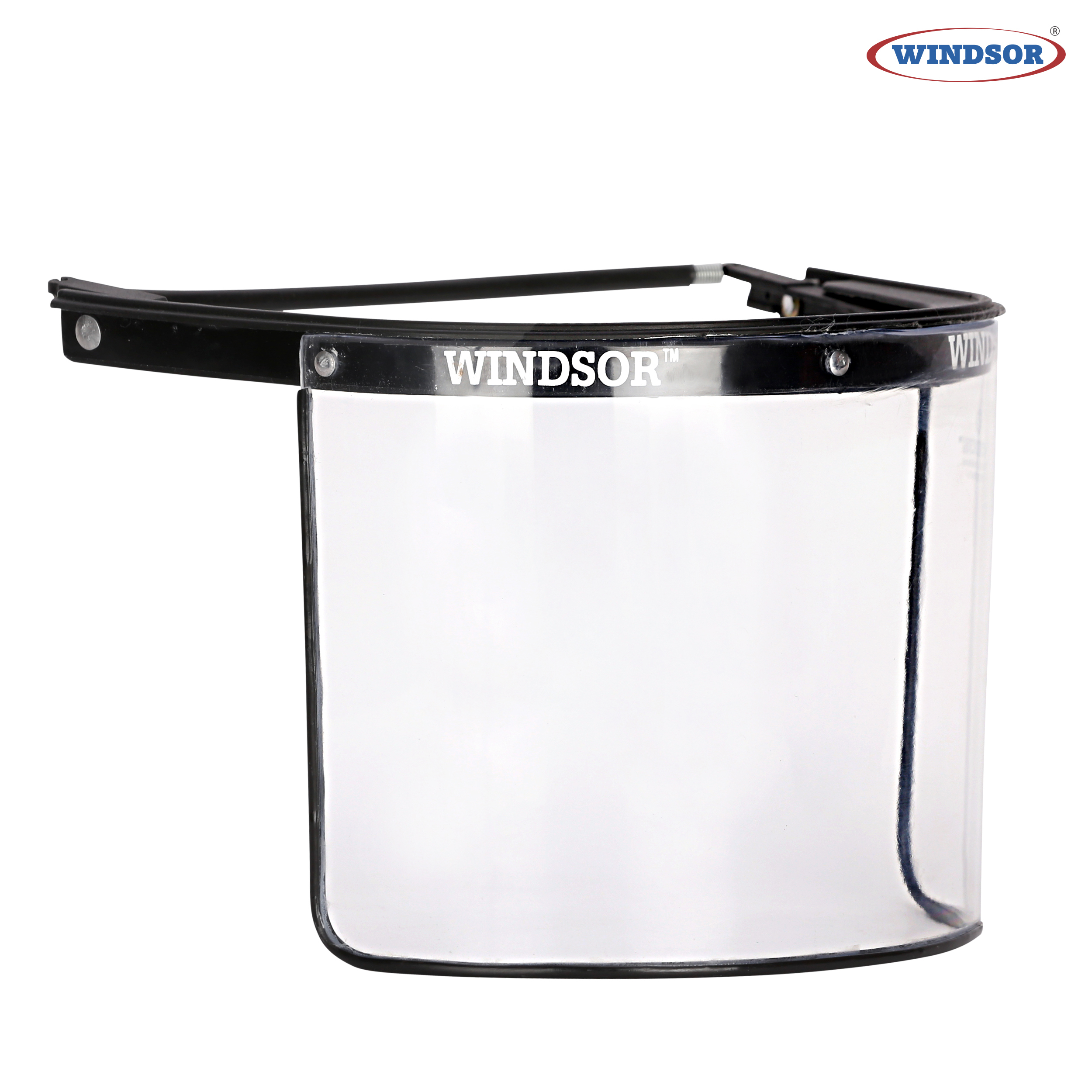 Transparent 6 X 12 Windsor Spring Loaded Face Shields