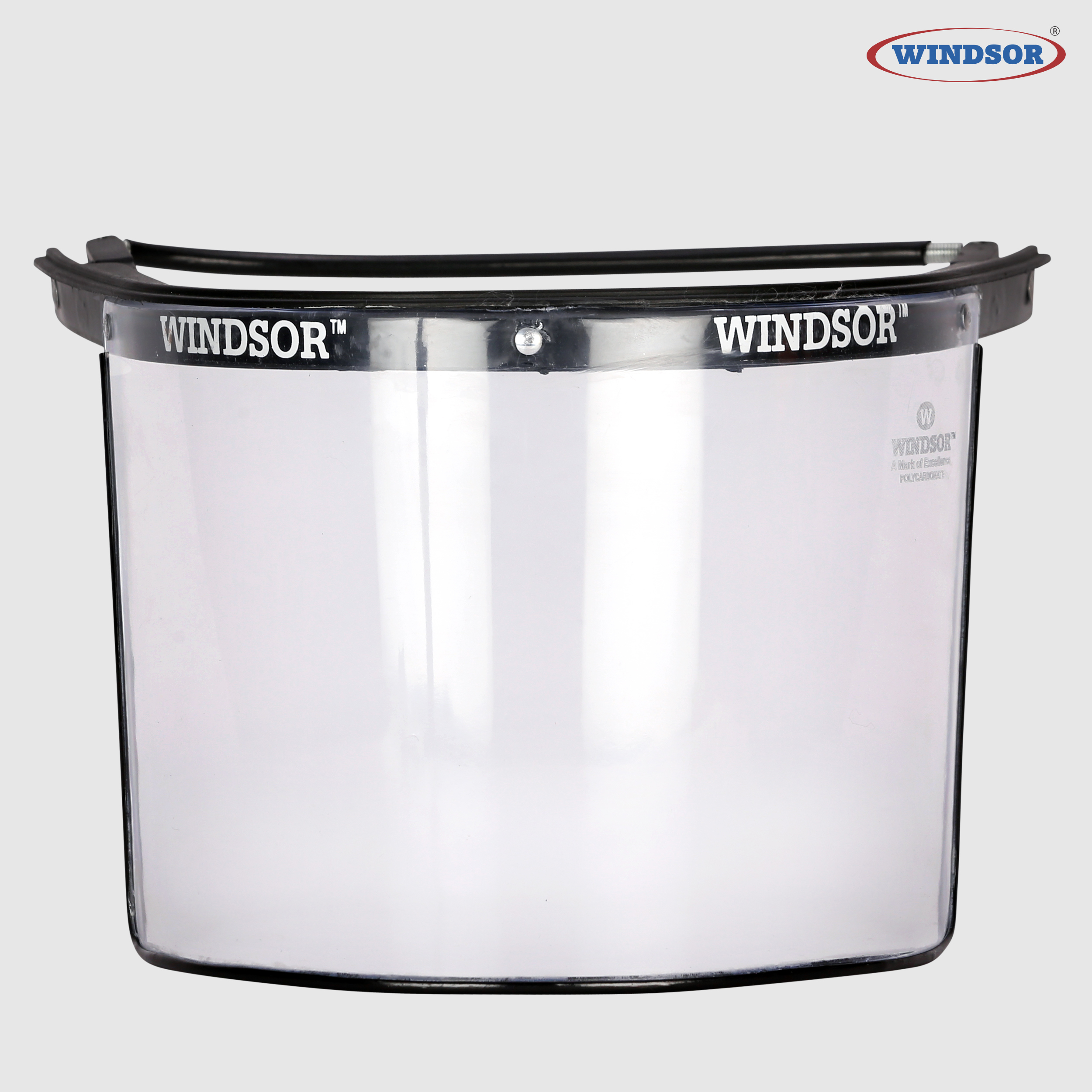 Transparent 6 X 12 Windsor Spring Loaded Face Shields