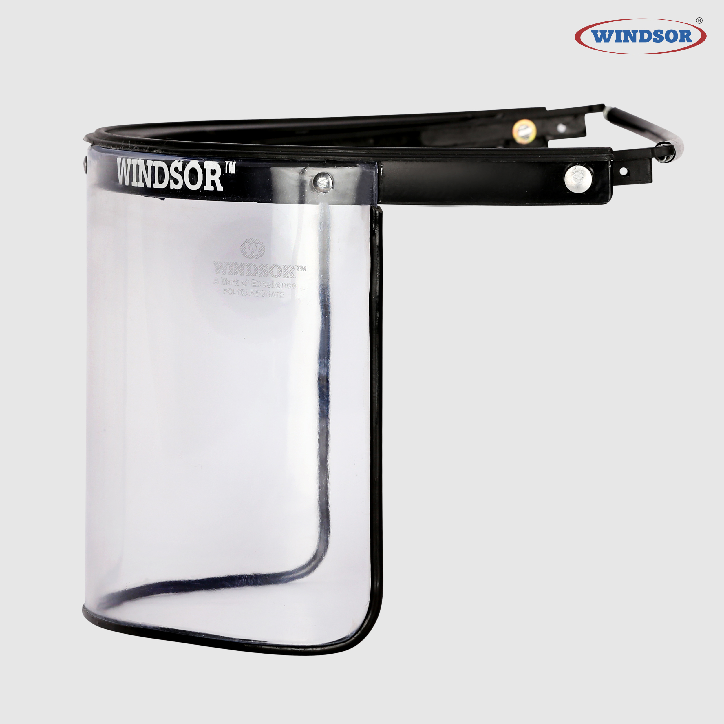 Transparent 6 X 12 Windsor Spring Loaded Face Shields