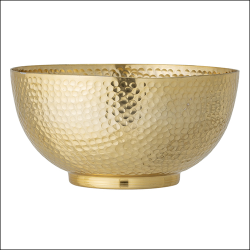एल्युमिनियम गोल्ड प्लेटिंग बाउल