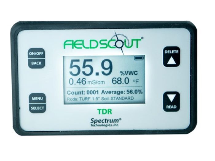 Fieldscout Tdr 350 Soil Moisture Meter - Ergonomic Design, Bluetooth & Gps Data Logging, Measures Soil Moisture, Ec, And Turf Temperature