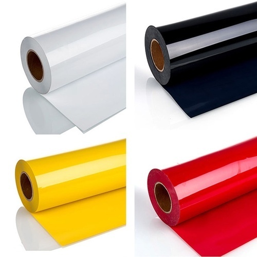 Metalic Heat Transfer Vinyl Roll - Vinyl Material Red Color | Ideal For Customized Apparel And Crafting Applications