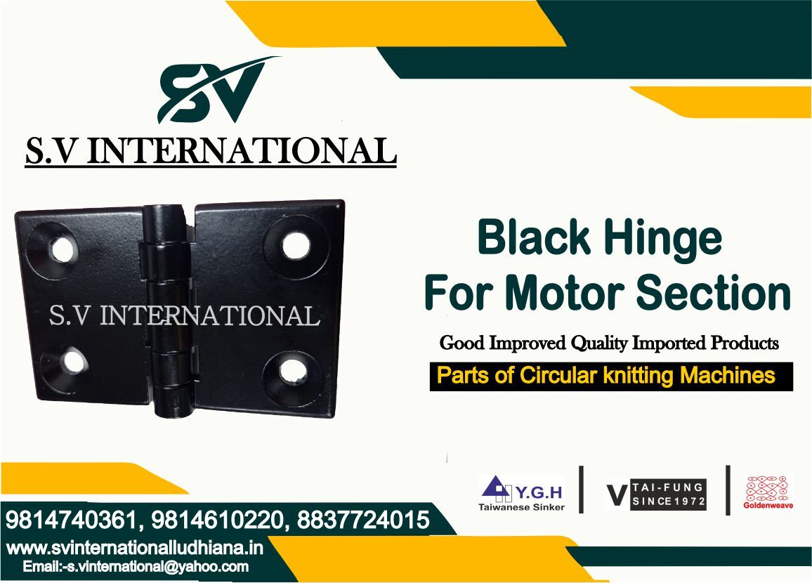 Black Hinge For Motor Section