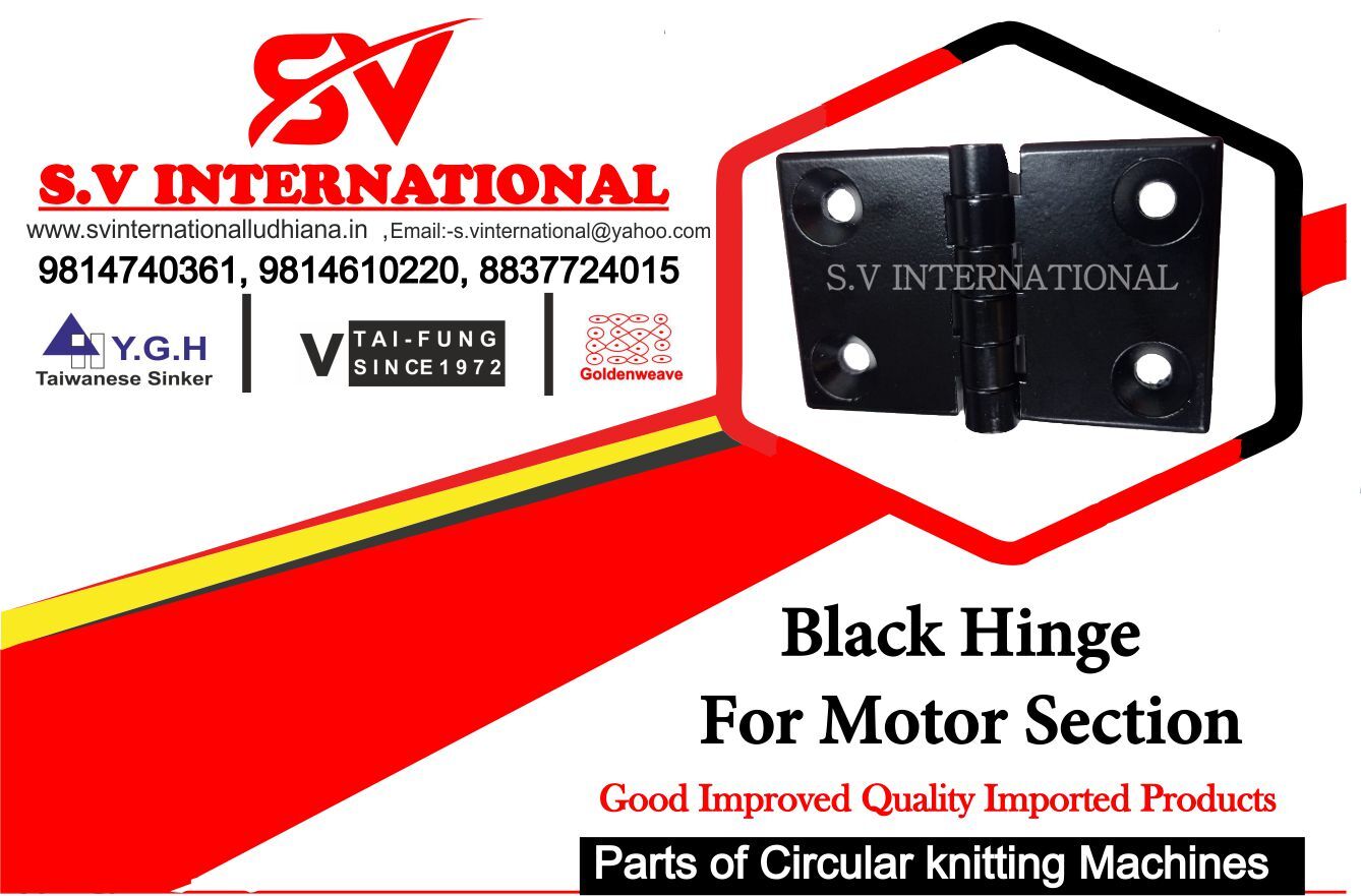 Black Hinge For Motor Section