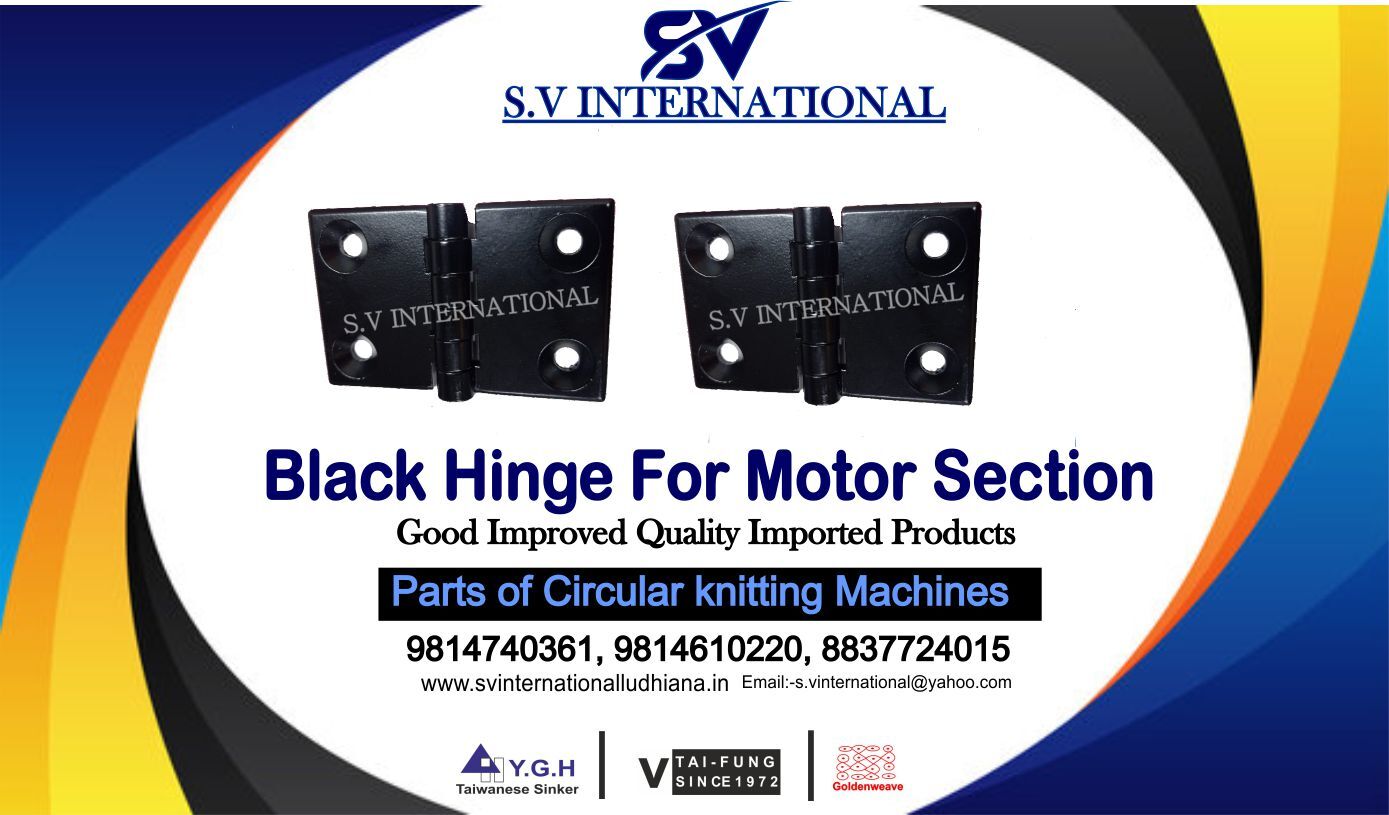 Black Hinge For Motor Section