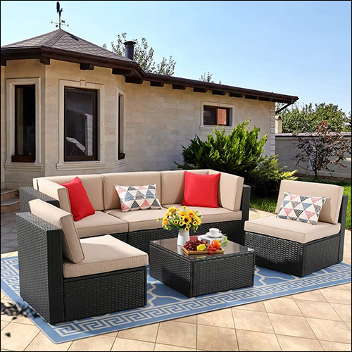 आउटडोर सोफा सेट एप्लीकेशन: होटल