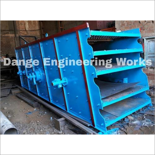 Blue Semi Automatic Vibrating Screen