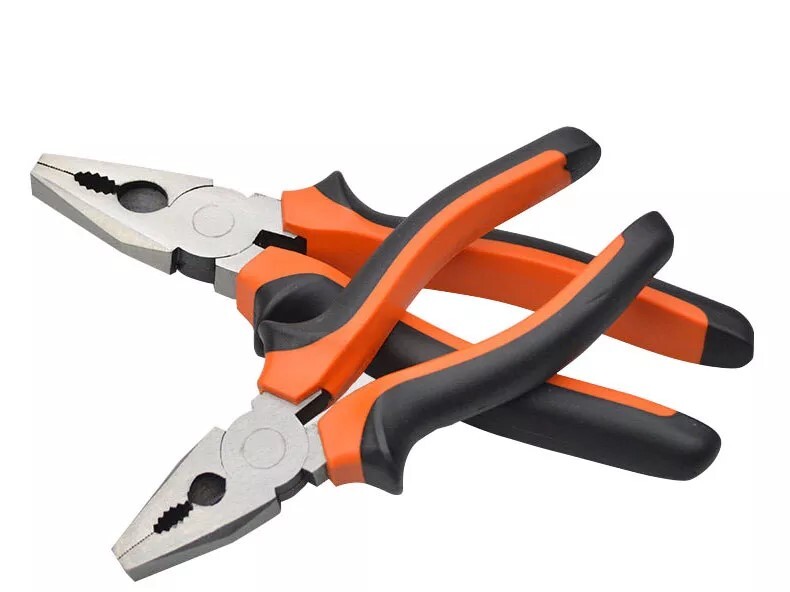 Combination Plier - Chromium-vanadium Steel, 6/8/10/12 Inches Size, Multi Color Handle, High Tensile Strength For Industrial Applications | Features Gripping, Bending, Stripping, Cutting, And Pulling