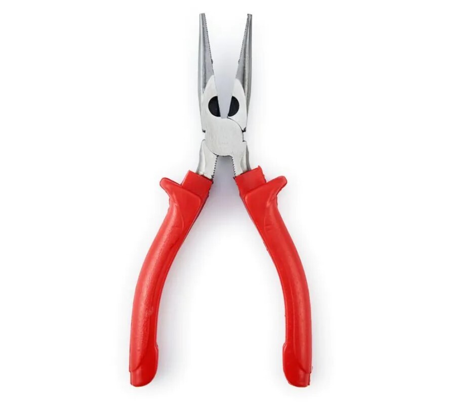 Long Nose Plier - High Carbon Steel, 6" | 8" | 10" Sizes, Multi Color Insulated Grip, Ideal For Wire Cutting And Jewelry Making