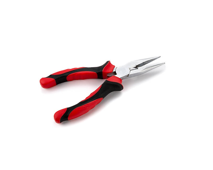 Long Nose Plier - High Carbon Steel, 6" | 8" | 10" Sizes, Multi Color Insulated Grip, Ideal For Wire Cutting And Jewelry Making
