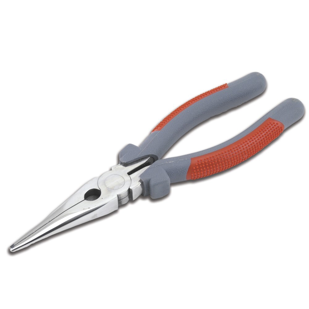 Long Nose Plier - High Carbon Steel, 6" | 8" | 10" Sizes, Multi Color Insulated Grip, Ideal For Wire Cutting And Jewelry Making