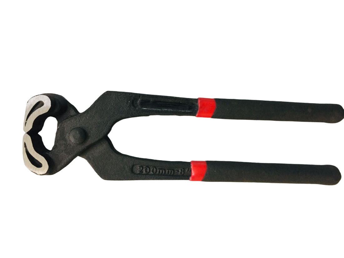 Carpenter Pincer - High Carbon Steel, 6 Inches Size | Multi Color, Rubber Handle, Induction Hardened Cutting Edge, Powder Coated Finish, Polished Head, Available With Or Without Dip Sleeve