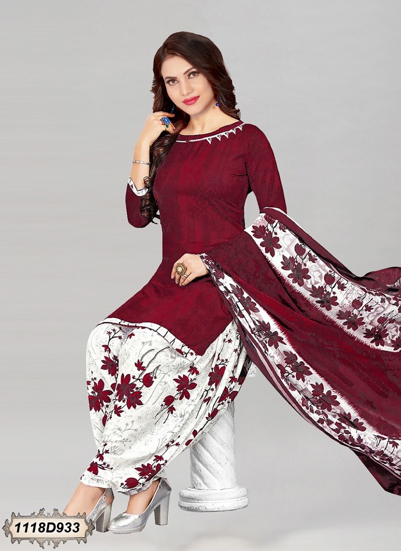 Women's Wear Dress Material - Crepe Fabric, 2 Meters, Printed Pattern | Casual Indian Ethnic Style, Full Sleeves, Washable, All Season