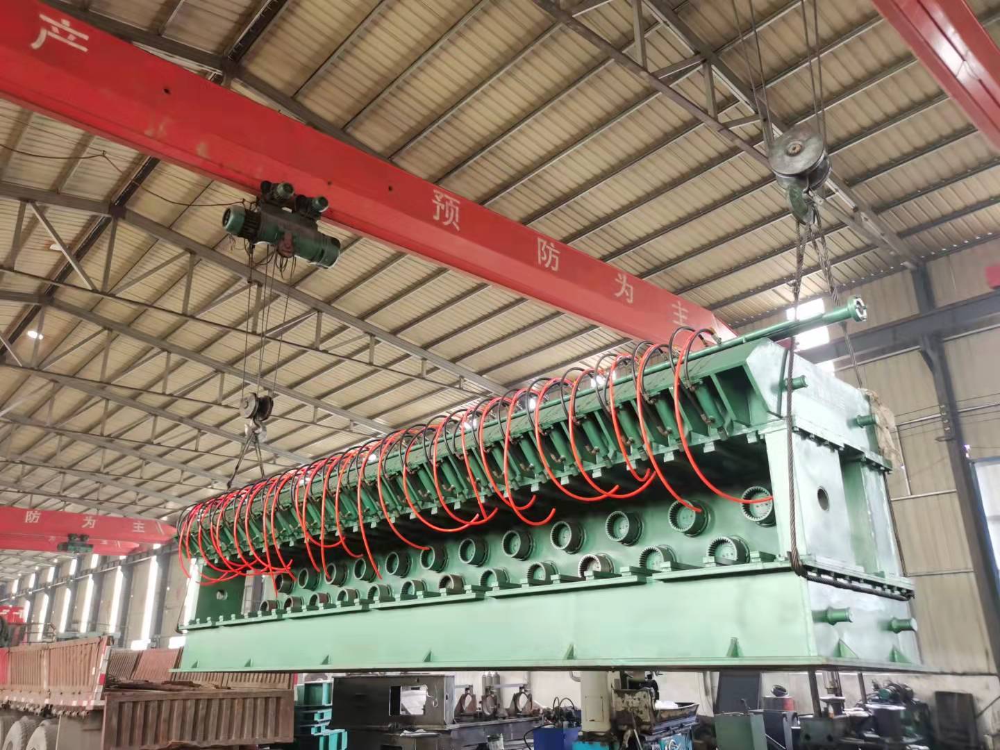 Stand Sizing Mill Machine - Color: Blue