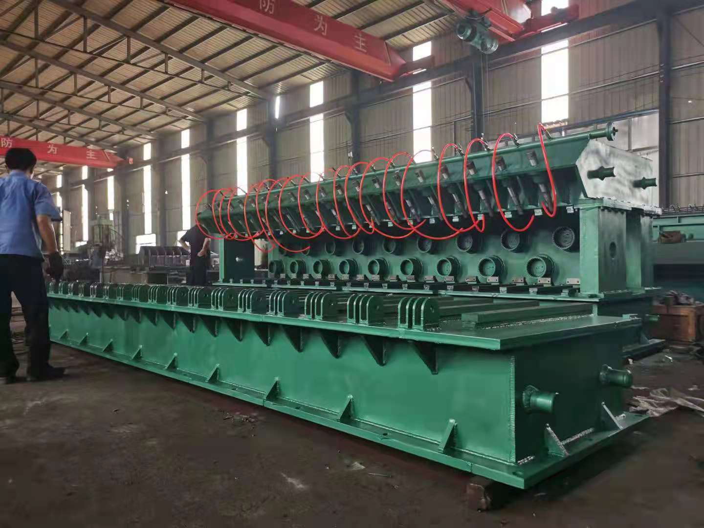 Stand Sizing Mill Machine - Color: Blue