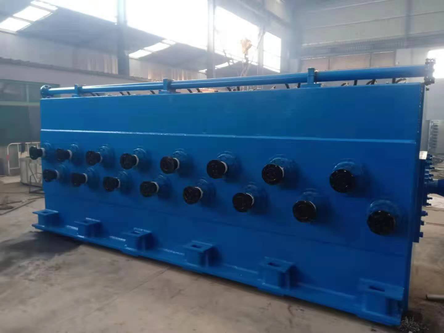 Stand Sizing Mill Machine - Color: Blue