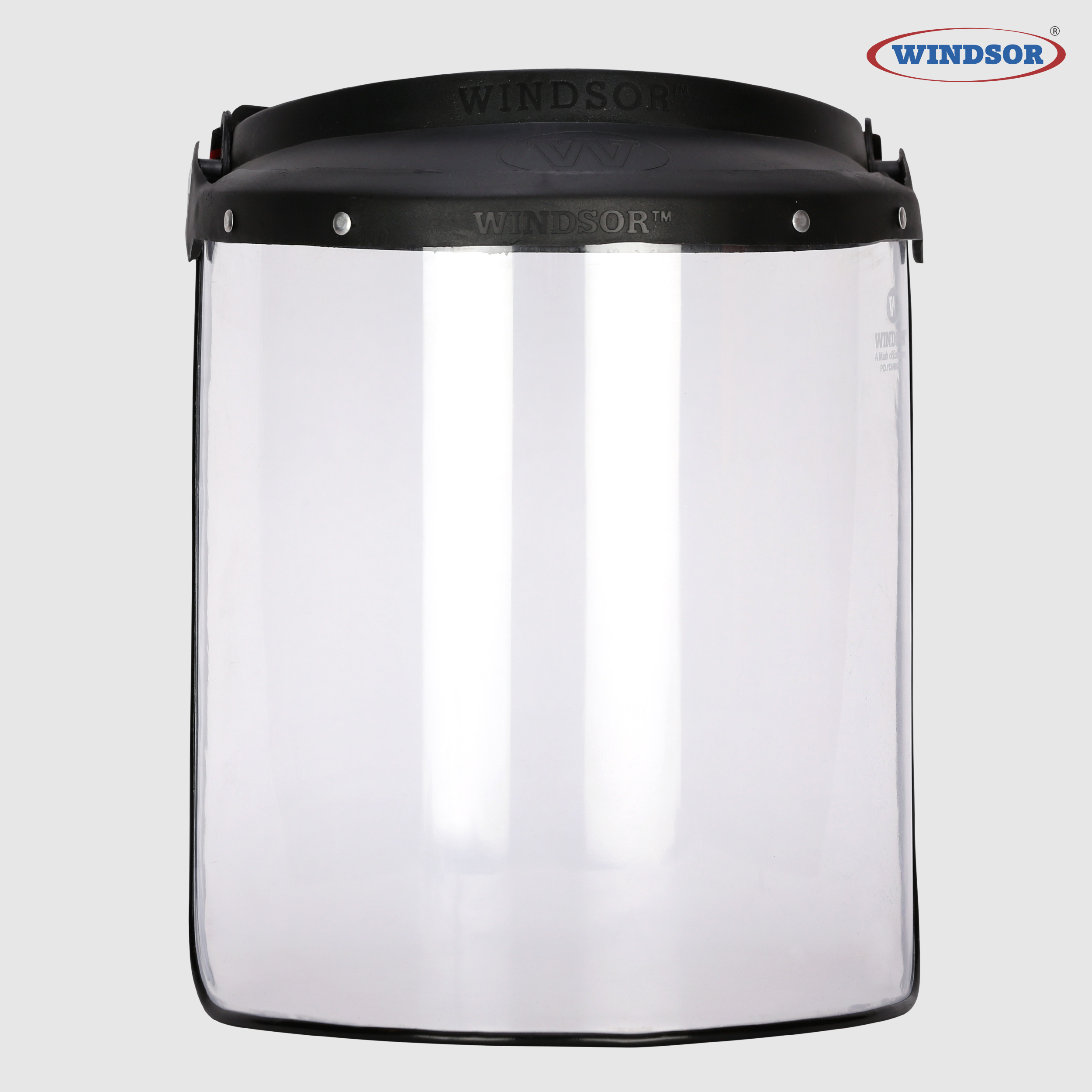 Windsor B Type Face Shields - 9x12 Inch Acrylic, Transparent Color, Unisex, 72 Pcs Pack