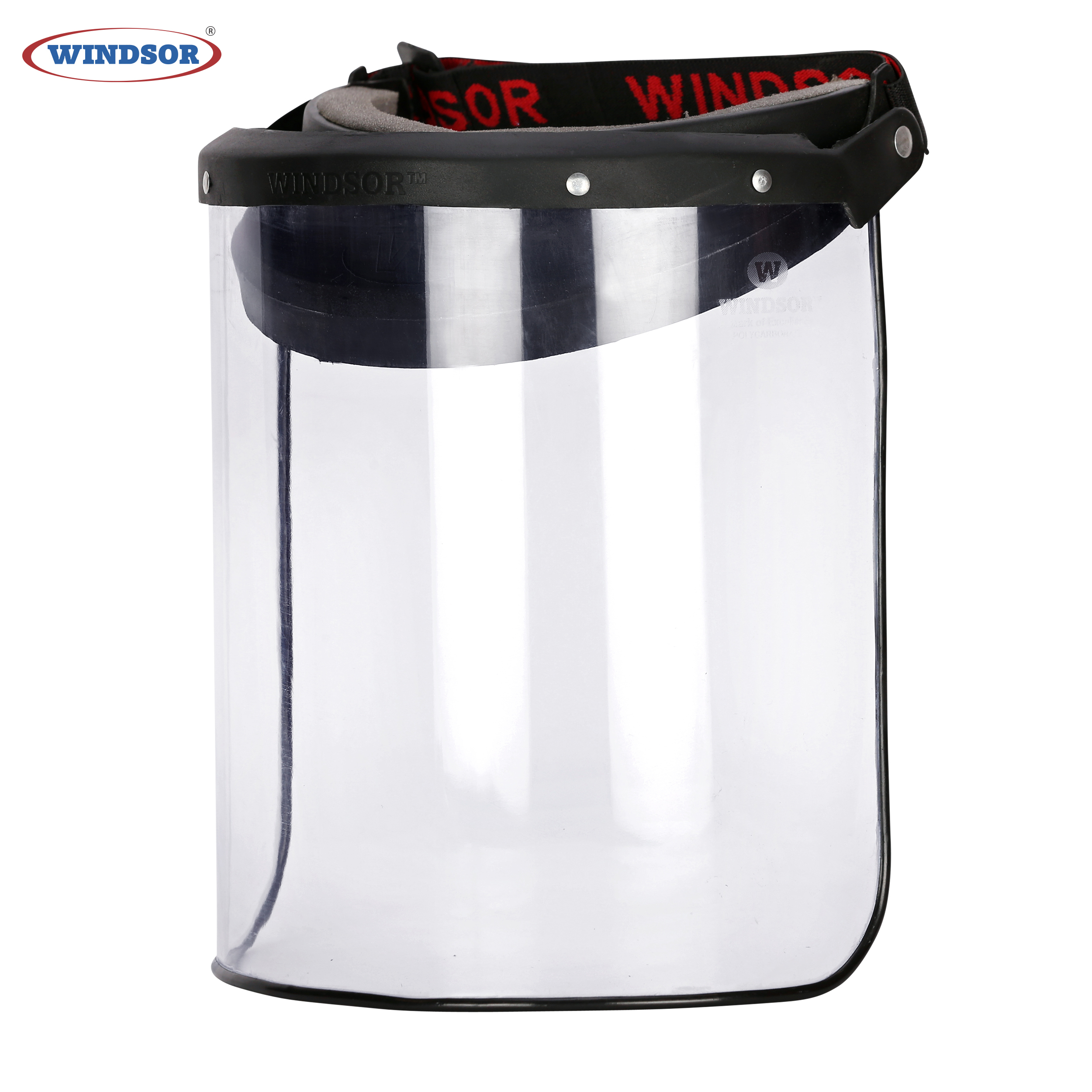 Windsor B Type Face Shields - 9x12 Inch Acrylic, Transparent Color, Unisex, 72 Pcs Pack
