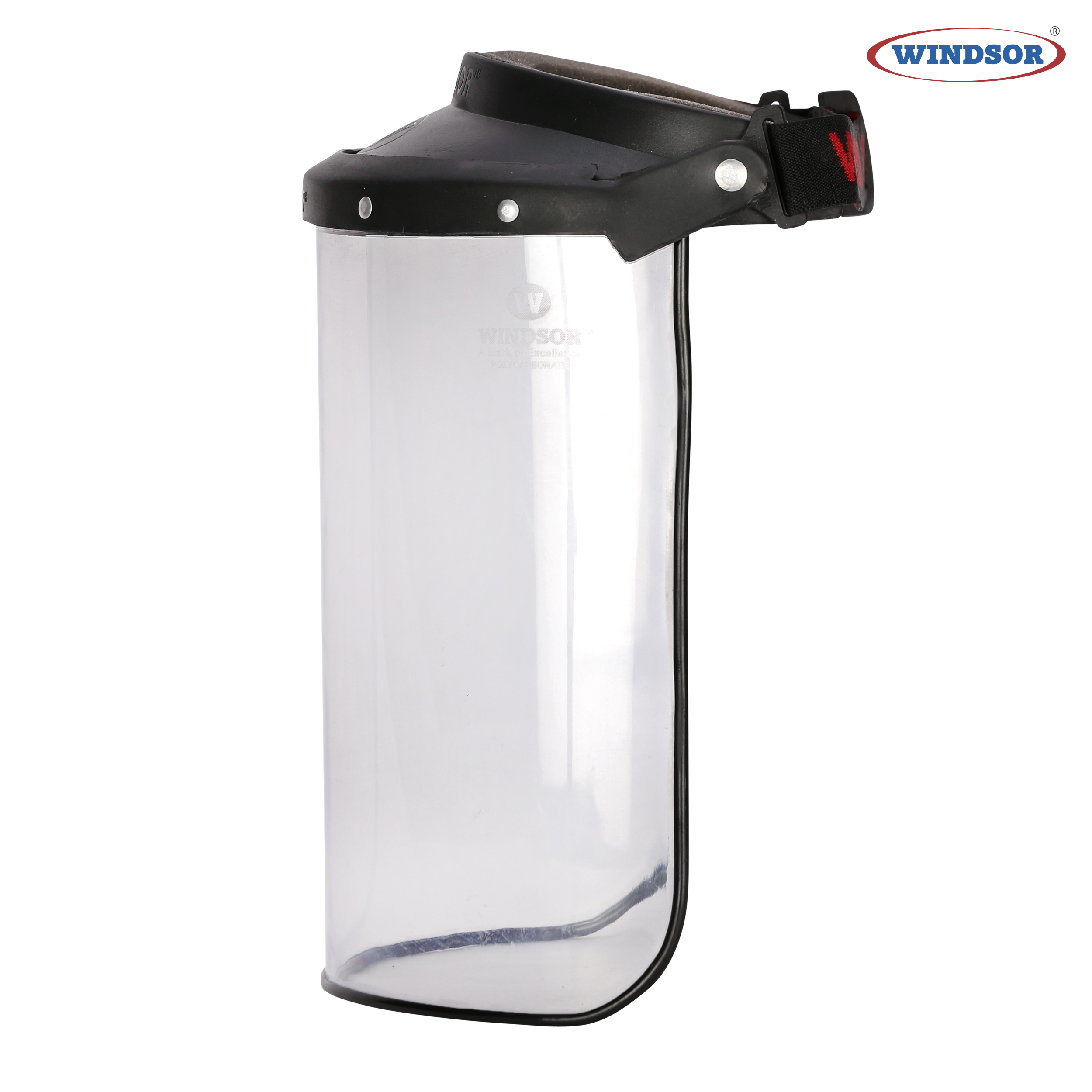 Windsor B Type Face Shields - 9x12 Inch Acrylic, Transparent Color, Unisex, 72 Pcs Pack
