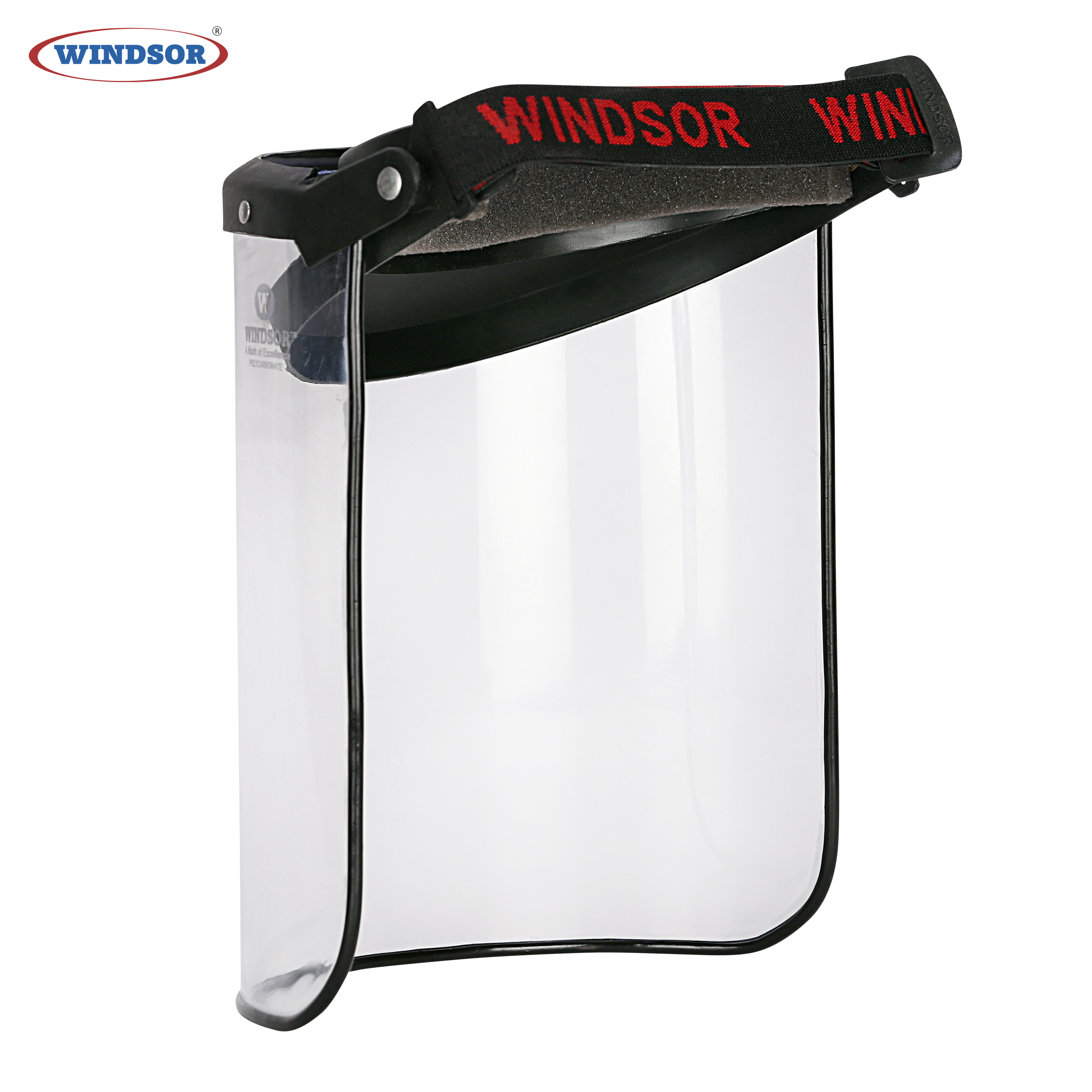 Windsor B Type Face Shields - 9x12 Inch Acrylic, Transparent Color, Unisex, 72 Pcs Pack