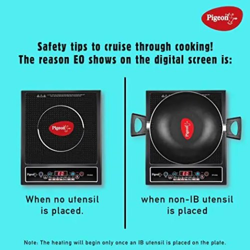 Black Induction Cooktop.