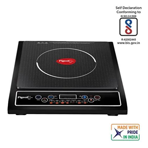 Black Induction Cooktop.