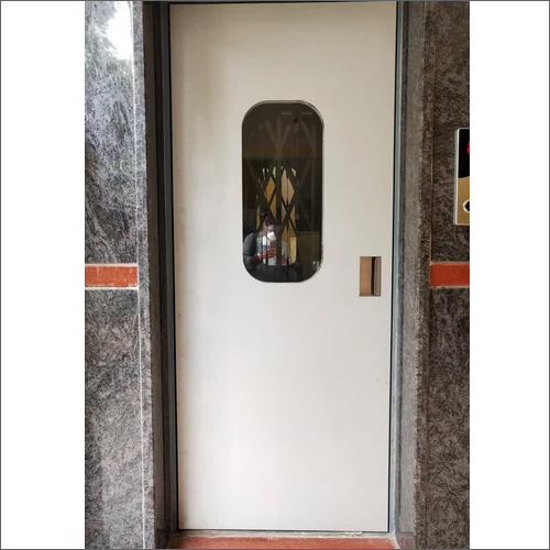 Stainless Steel Manual Swing Door Passenger Lift