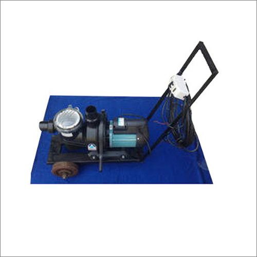 ब्लैक स्विमिंग पूल सक्शन स्वीपर ट्रॉली