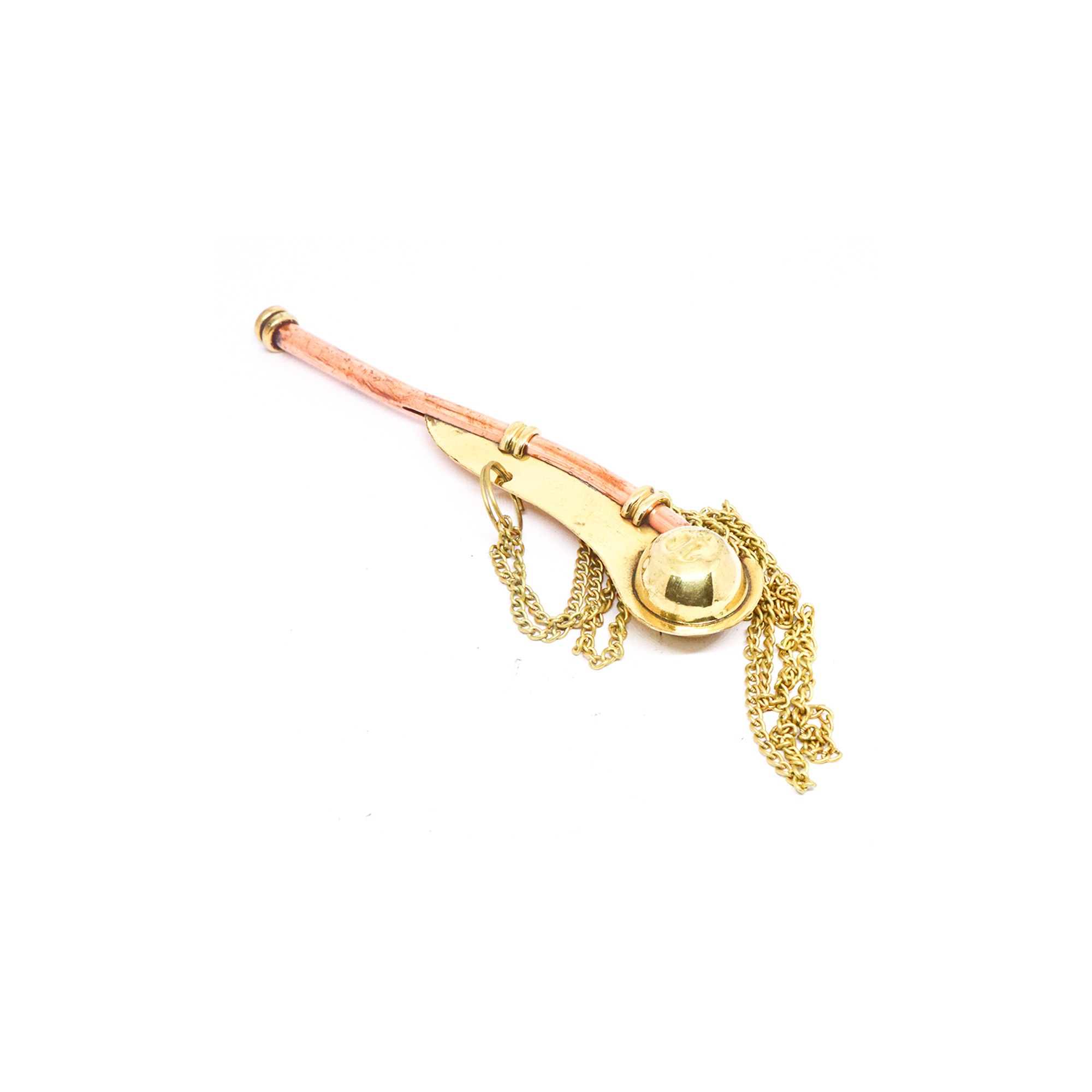 Brass Shiny Nautical Key Chain