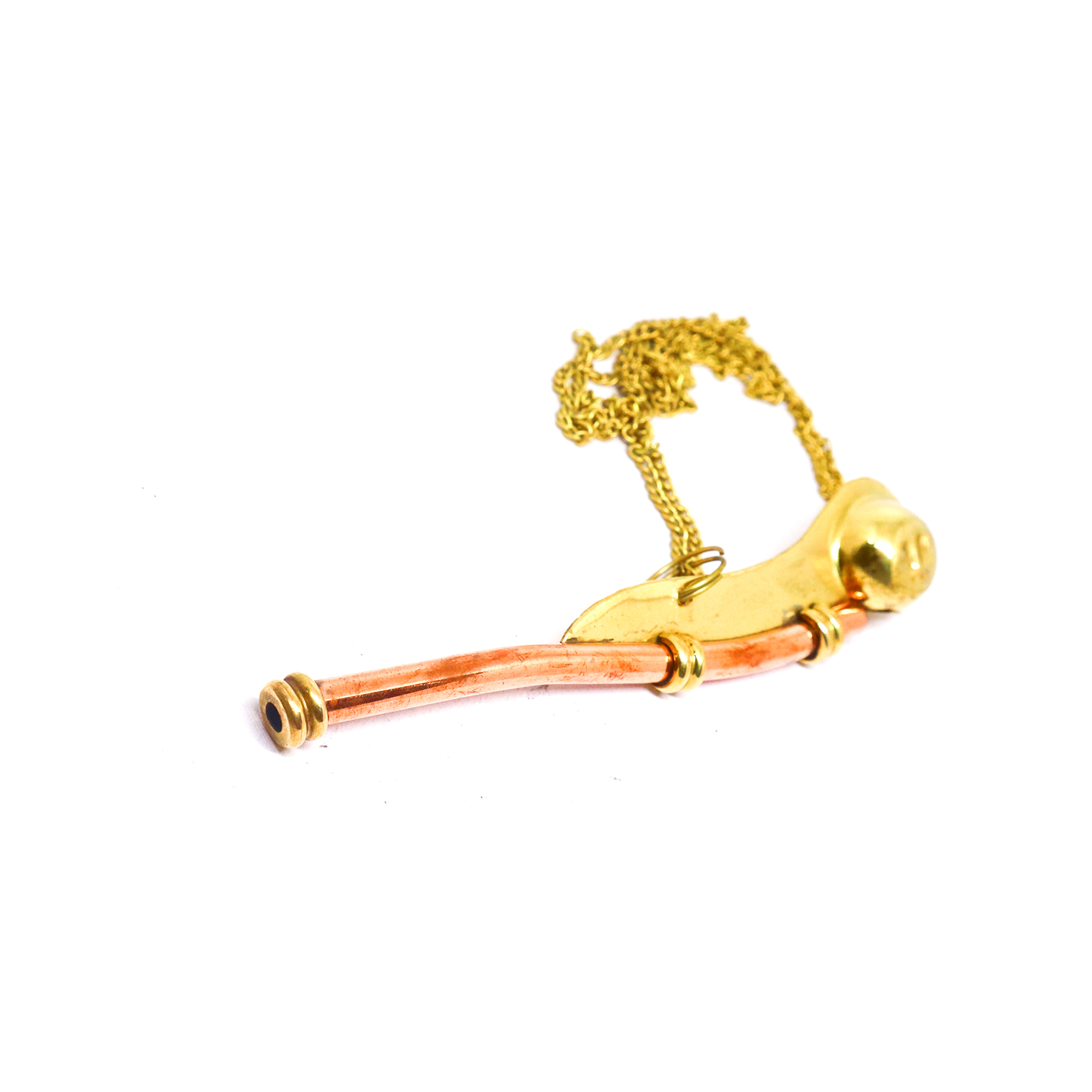 Brass Shiny Nautical Key Chain