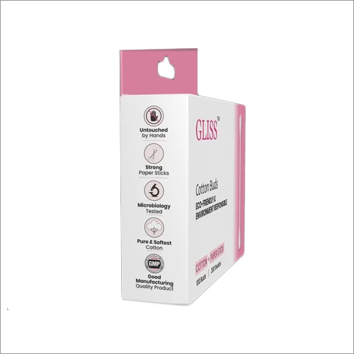 Gliss Cotton Buds - 100% Cotton Material 50 Pack | Ideal For Commercial And Personal Use Soft And Durable Design