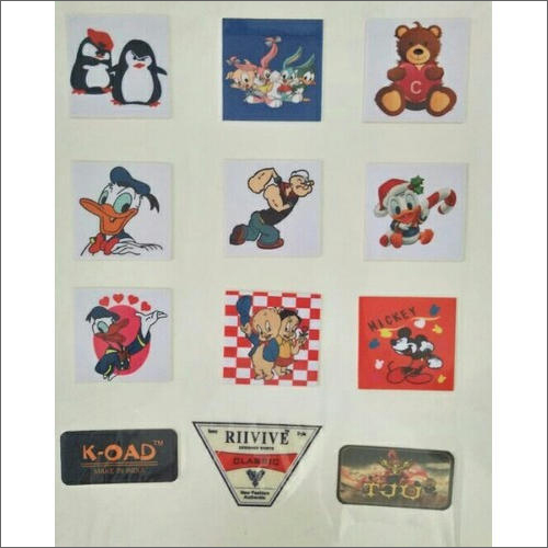 Printed Garment Labels - Color: Multicolor