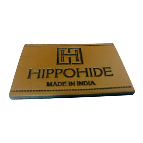Brown Leather Garment Labels