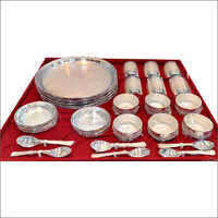 सिल्वर डिनर सेट का आकार: अलग उपलब्ध