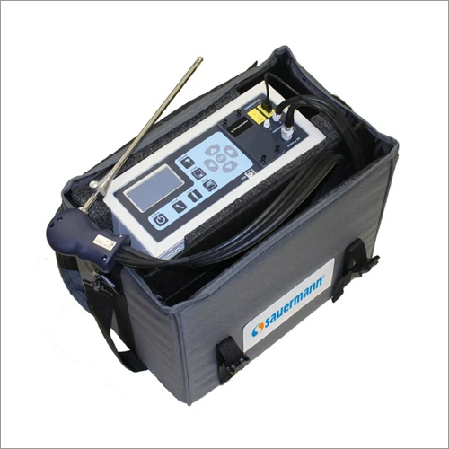 Black Portable Flue Gas Analyzer For Stack Gas Velocity