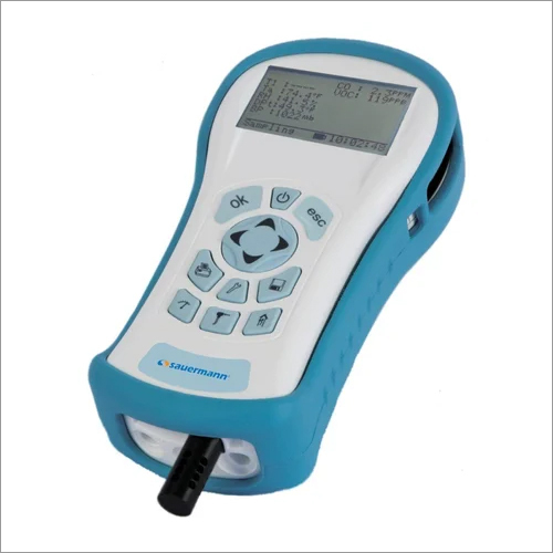 व्हाइट Si-aq Pro हैंडहेल्ड इंडोर एयर क्वालिटी मॉनिटर