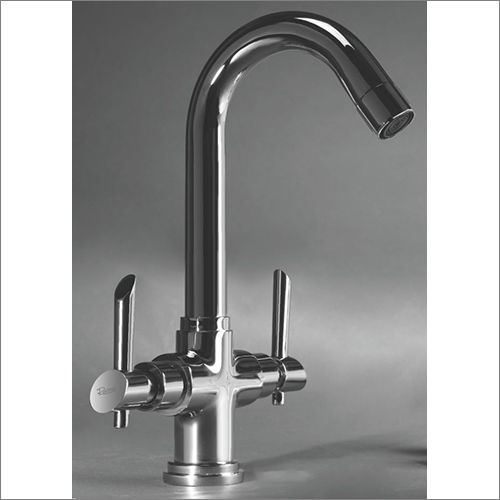 Silver Swag Series Centre Hole Basin Mixer