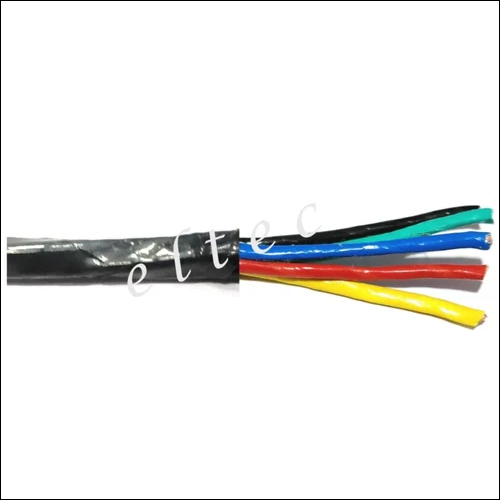 ELTEC PTFE Insulated Power Cables - PTFE Material, 100-600 Volt Rating, Black Color | Ideal for Industrial Applications, Flexible, Durable