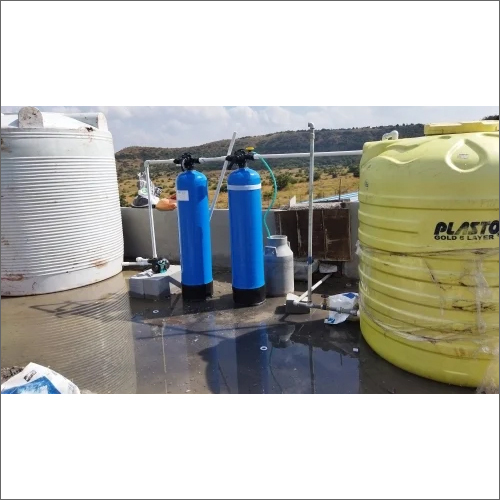 Semi Automatic 500 Lph Water Softener Plant