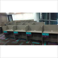 टिकाऊ 2 फीट कॉल सेंटर वर्कस्टेशन