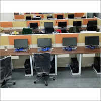 टिकाऊ मॉड्यूलर कंप्यूटर लैब वर्कस्टेशन