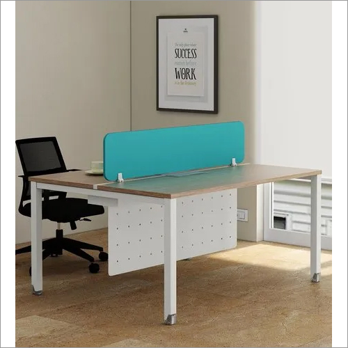 Open Desk Computer Workstation - Wooden, 2 Feet High, Modular Design With Efficient Storage Space | Comfortable Design For Office Use