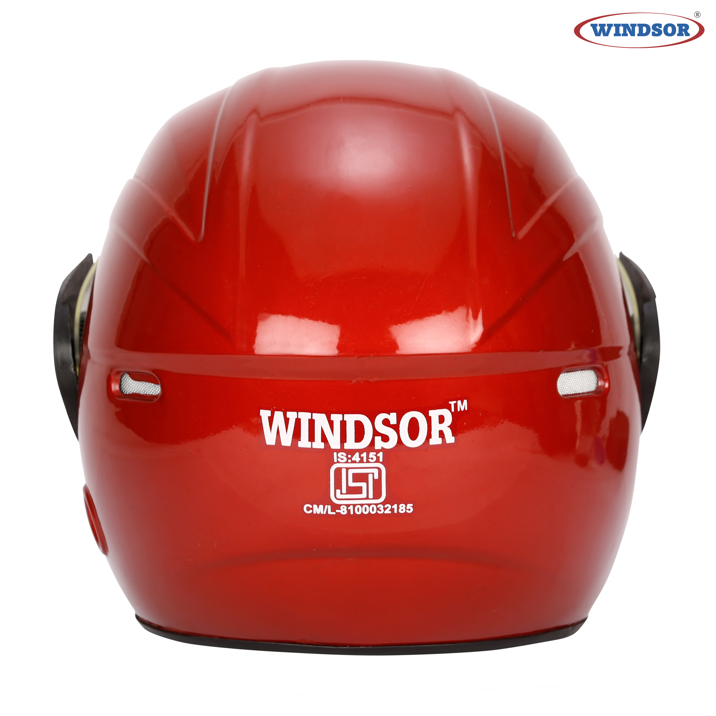 Windsor Lovely Open Face Navi Helmets - Ppcp Material, 10x8x10 Inch Size | Available In Silver, Silver Black, Red, Blue With 700g Lightweight Design