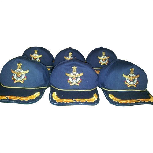 Air Force Cap - Cotton, Free Size, Multicolor | Indian Air Force Logo, UV Protection, Keeps Hair Out of Face, Designed for Military Use