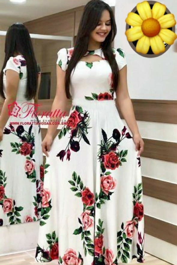 Heavy Print Gown - Heavy Crepe, Size L-40 Xl-42 Xxl-44, Length 50 Inches , Short Sleeve, Washable, Digitally Printed Design In 5 Trendy Colors