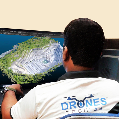 ड्रोन आधारित 3डी मैपिंग