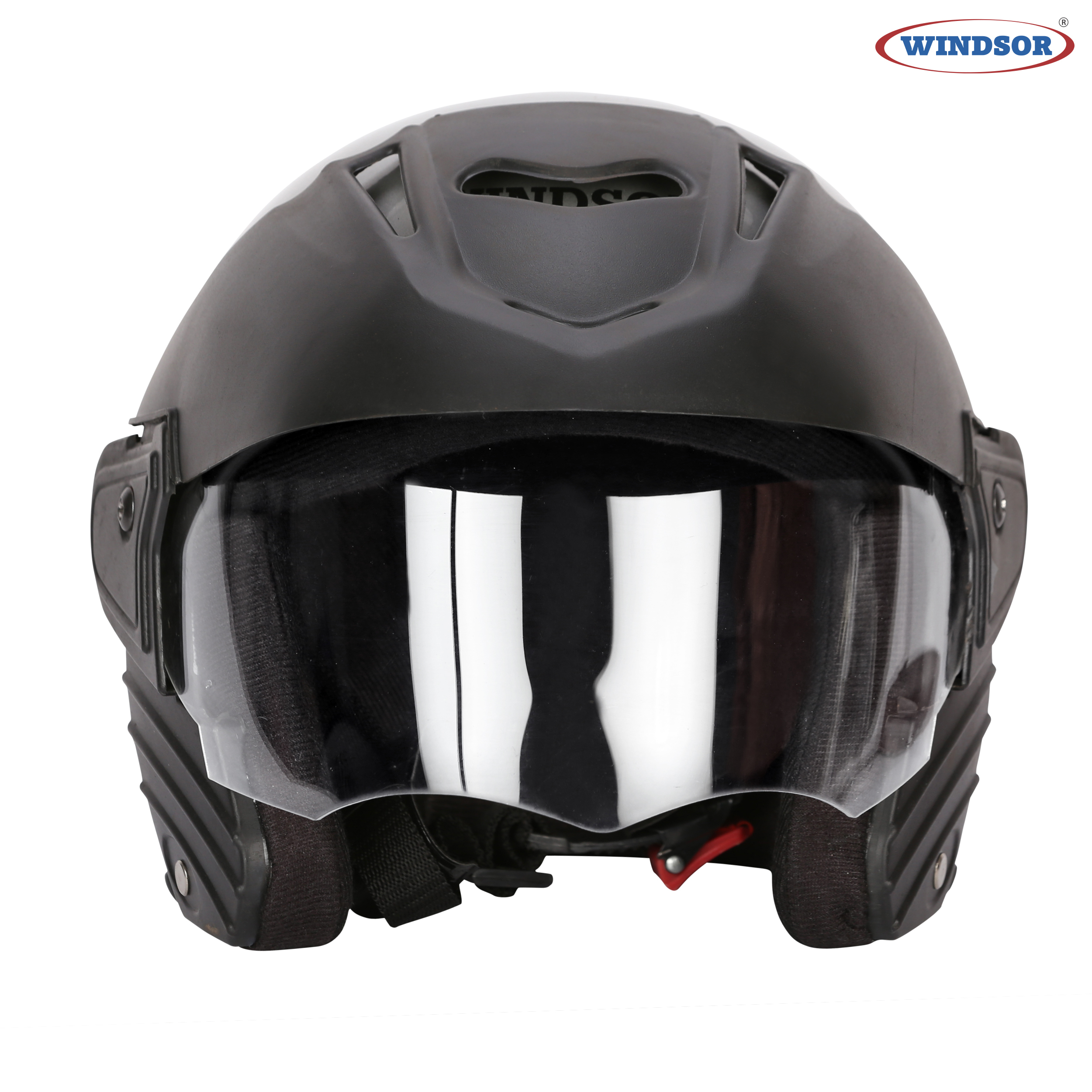Silver Windsor Dash Lovely Open Face Helmets