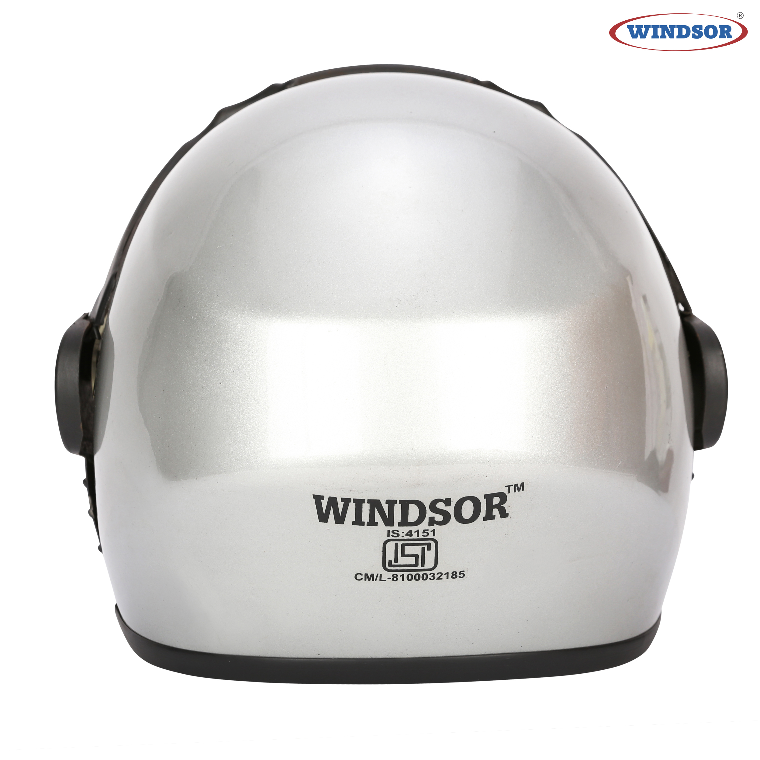 Silver Windsor Dash Lovely Open Face Helmets