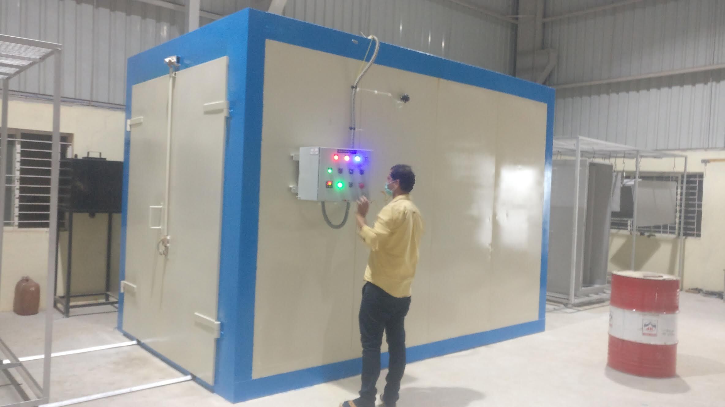 Powder Coating Plant - Color: As Per Your Choice