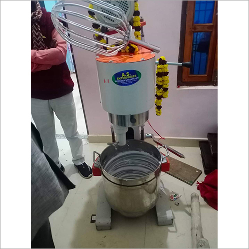 White 40 Litre Planetary Mixer Machine